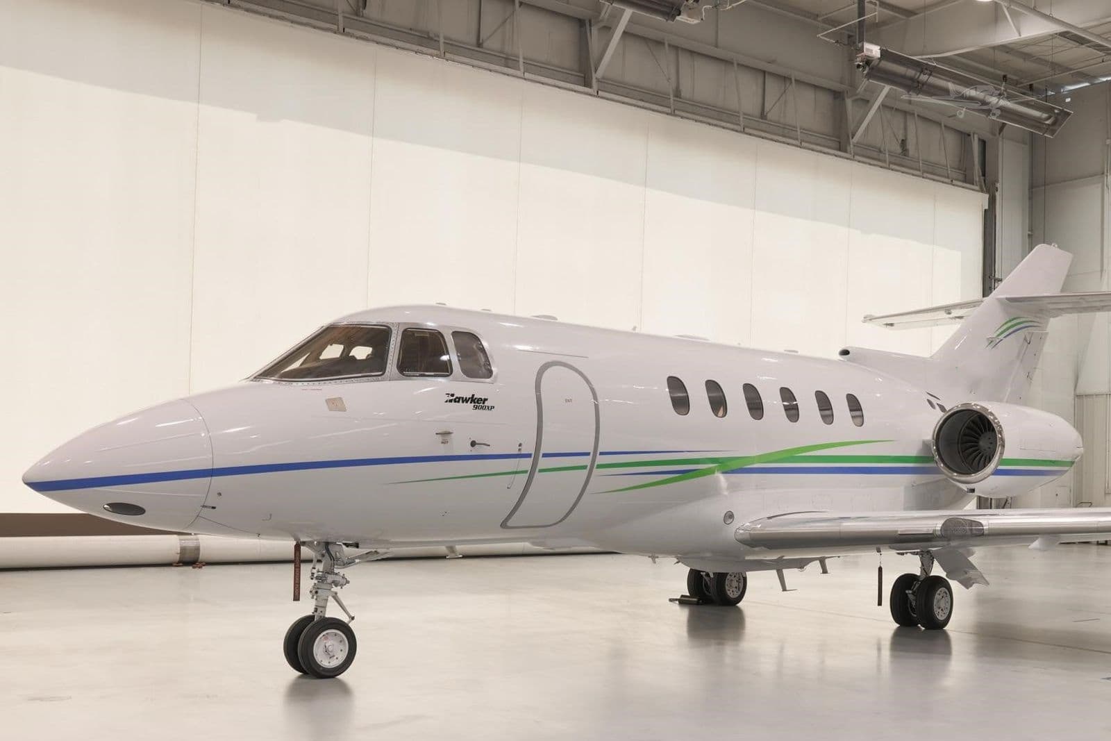 Hawker 900XP private jet exterior