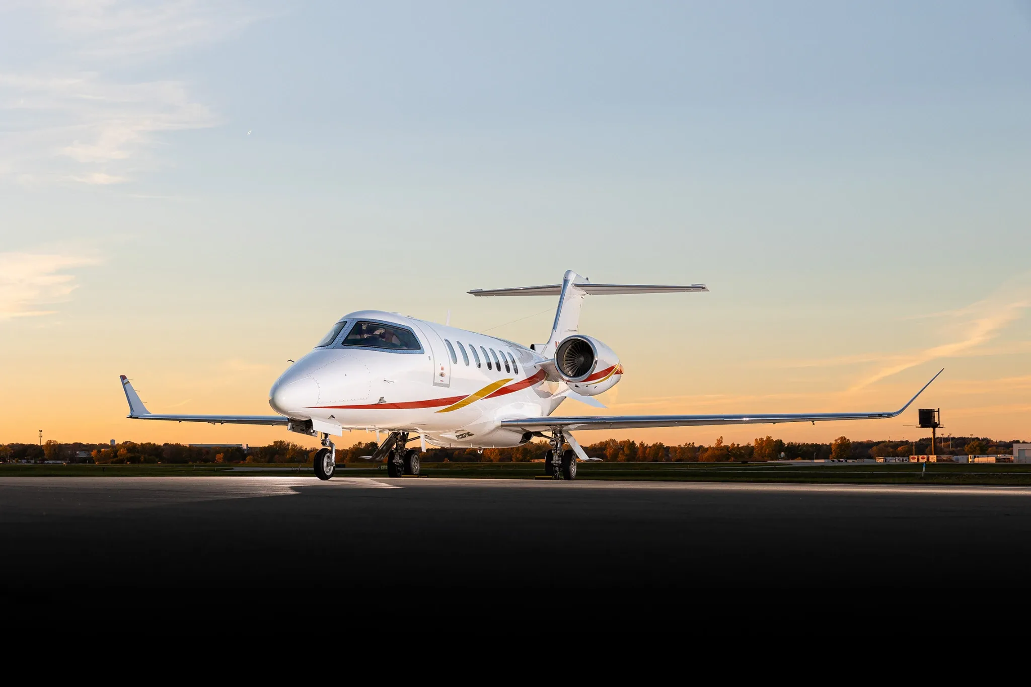 Lear 70 private jet exterior