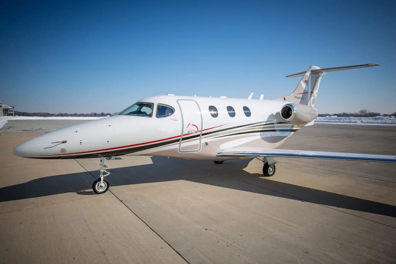 Premier I private jet exterior